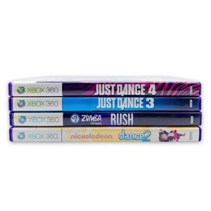 Xbox 360 Kinect Video Game Lot 4 Games Family Fun Entertainment‎ Kids Children